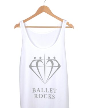 Ballet Rocks Dance Vest_front grey